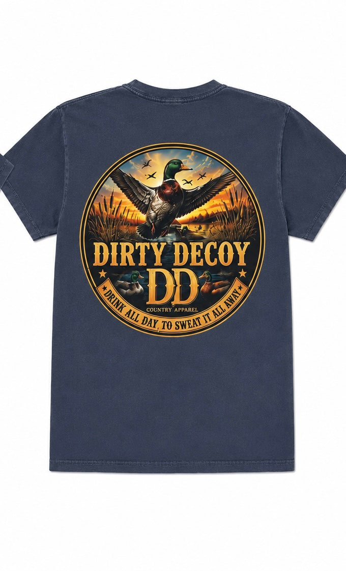 Dirty Decoy DD Mallard Pocket Tee - Back graphic