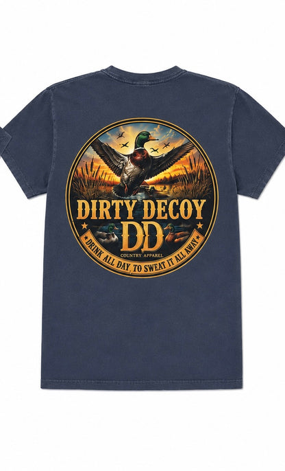 Dirty Decoy DD Mallard Pocket Tee - Back graphic