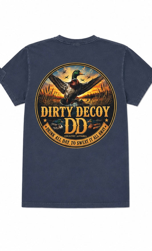 Dirty Decoy DD Mallard Pocket Tee - Back graphic